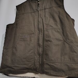 RedHead Sherpa Lined Work Vest Men’s XL Brown – Bass Pro Shops Workwear Vest